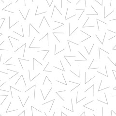 Random V's Black and White Geometric Background pattern
