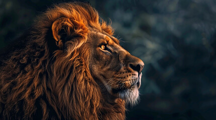 Majestic Lion Portrait