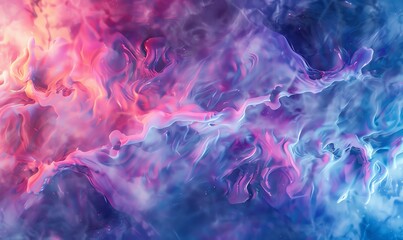 Fototapeta premium Capture a mesmerizing high-angle view of a fluid, ethereal design, resembling a celestial dance Use watercolors for a dreamy effect