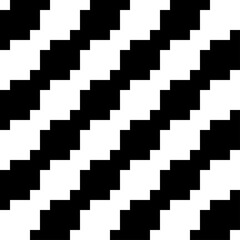 Zigzag lines background. Seamless pattern. Diagonal stripes ornament. Jagged stripes motif. Curves image. Wavy figures backdrop. Digital paper, textile print, web design, abstract vector illustration.