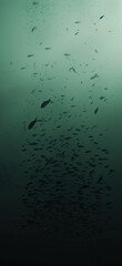 Obraz premium Surreal Underwater Swim Scene., Amazing and simple wallpaper, for mobile