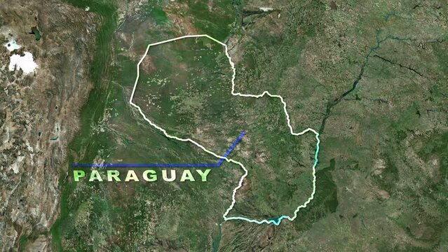 Paraguay World Map