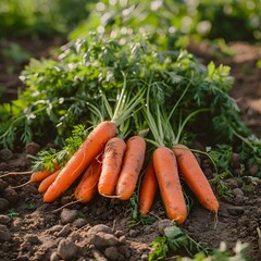 Earth's Bounty: Fresh, Juicy Carrots for Vibrant Health and Culinary Delights