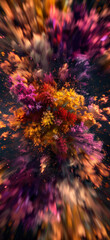 Vibrant Technicolor Explosion Background., Amazing and simple wallpaper, for mobile