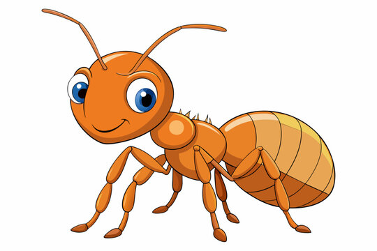 army ant vector illustration