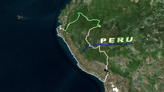 Peru World Map