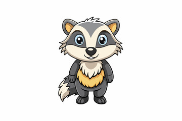 badger vector illustration