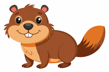 Obraz na płótnie Canvas beaver vector illustration