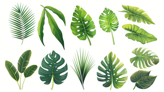 tropical leaves