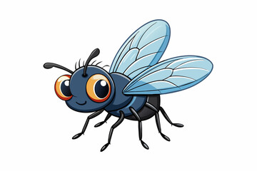 blackfly vector illustration