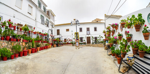 Iznajar beautiful village of Cordoba province. Andalusia