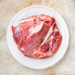 pork fresh raw meat pulp fresh food tasty healthy eating cooking appetizer meal food snack on the table copy space