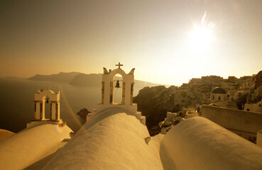 Schönheit von Santorini 