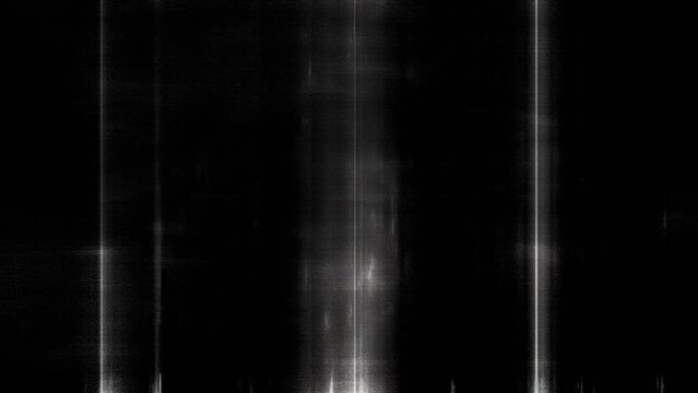 old vhs grunge on black background, analog vintage TV static noise background, looping animation