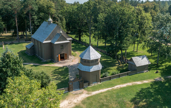 Wooden church in Paluse