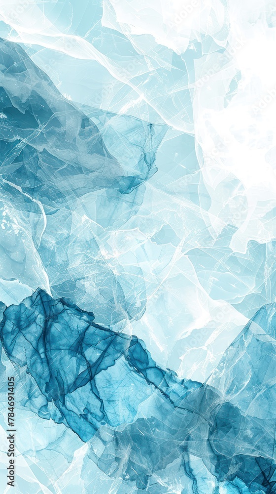 Aufkleber abstract background with translucent blue and white crystal patterns and could be effectively used i