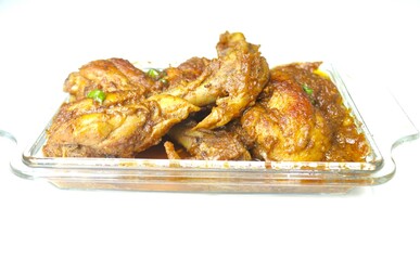 Delicious Chicken Karahi Served on Plate