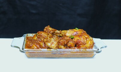 Delicious Chicken Karahi Served on Plate