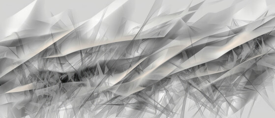 Elegant Monochrome Abstract Wave Design Background