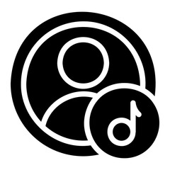 user glyph icon