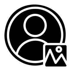 user glyph icon