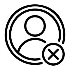 reject line icon