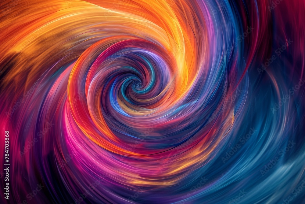 Poster this image showcases a vibrant and dynamic swirl of colors, abstract swirling colors representing a 