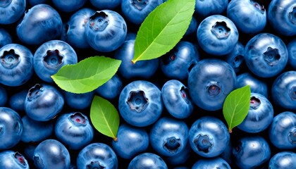 Blueberries-collection-set--isolated--Blueberry-with-leaves--closeup-set--Collection-of-fresh-blueberries-isolated---6--jpg-Actions - obrazy, fototapety, plakaty