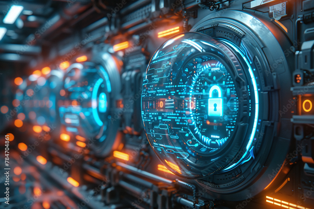 Poster advanced security solution: encrypted access control in tech innovations