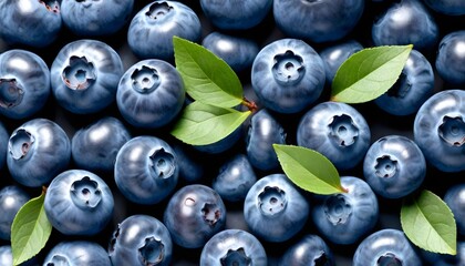 blueberries-collection-set-isolated-blueberry-wi-upscaled.jpg - obrazy, fototapety, plakaty