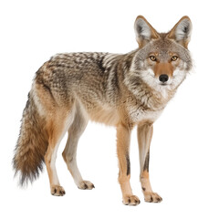 Obraz premium Coyote isolated on transparent background