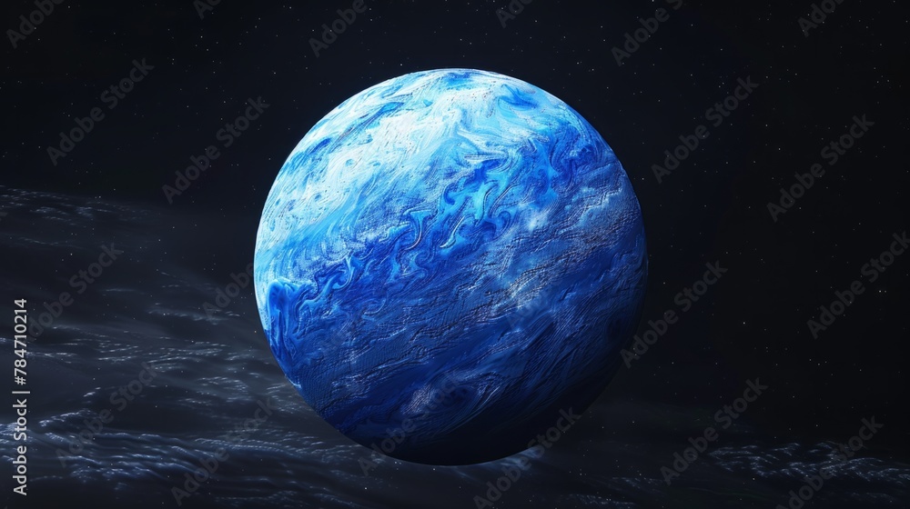 Canvas Prints planet neptune generative ai