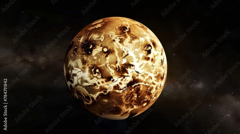 Canvas Prints planet venus generative ai