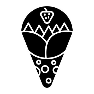 recommend clip art: Crepe Icon Design