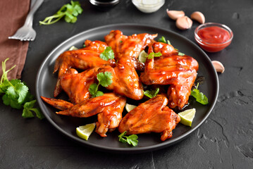 Roasted chicken wings