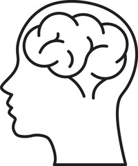 vector brain in human head