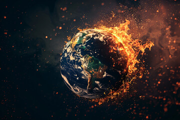 Global Inferno: Consequences of Climate Change - Generative AI.