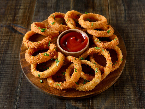 Delicious onion rings
