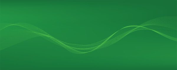 abstract green background with waves

