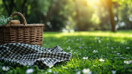 Person Holding a Basket With Flowers