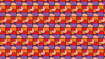 Abstract geometric pattern design. vector illustration