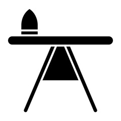 Iron Table Icon Design