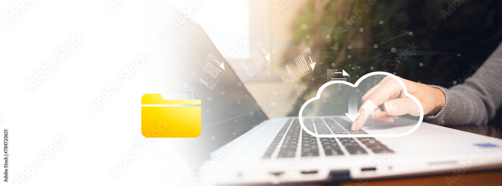 Poster information into cloud technology for data security