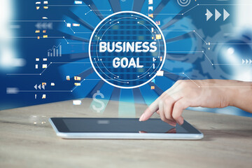 Business goal concept.Business, Technology - 784720607