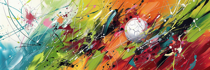abstract soccer background