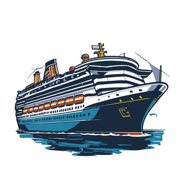 Cruise Ship clip art preview