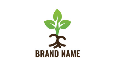 Green eco tree Logo Template