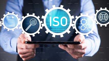 ISO standards quality control concept