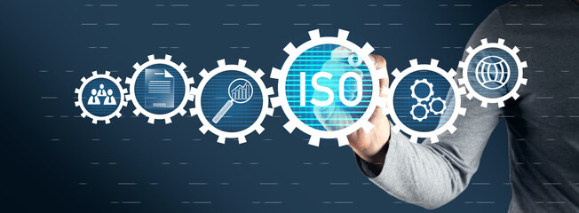 ISO standards quality control concept