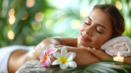Obraz na płótnie Canvas beauty spa treatments